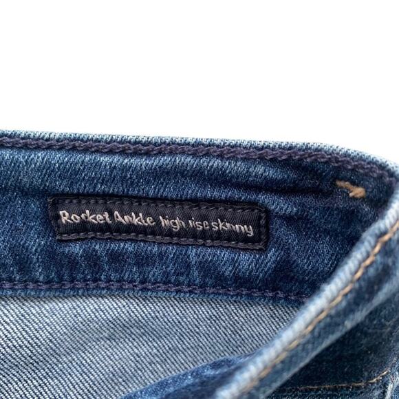 Citizens of Humanity High Rise Skinny Rocket Ankle Jeans Dark Wash Size 25 48346 - Picture 11 of 16